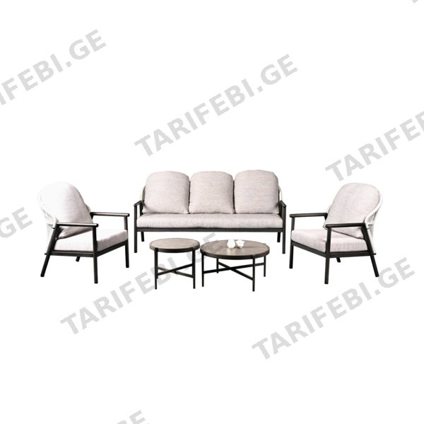 ბაღის ავეჯის კომპლექტი JM-PS-T821 Aluminium