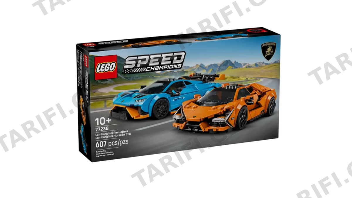 ასაწყობი კონსტრუქცია Lego 77238 Lamborghini Revuelto & Huracán STO, Prefabricated Construction