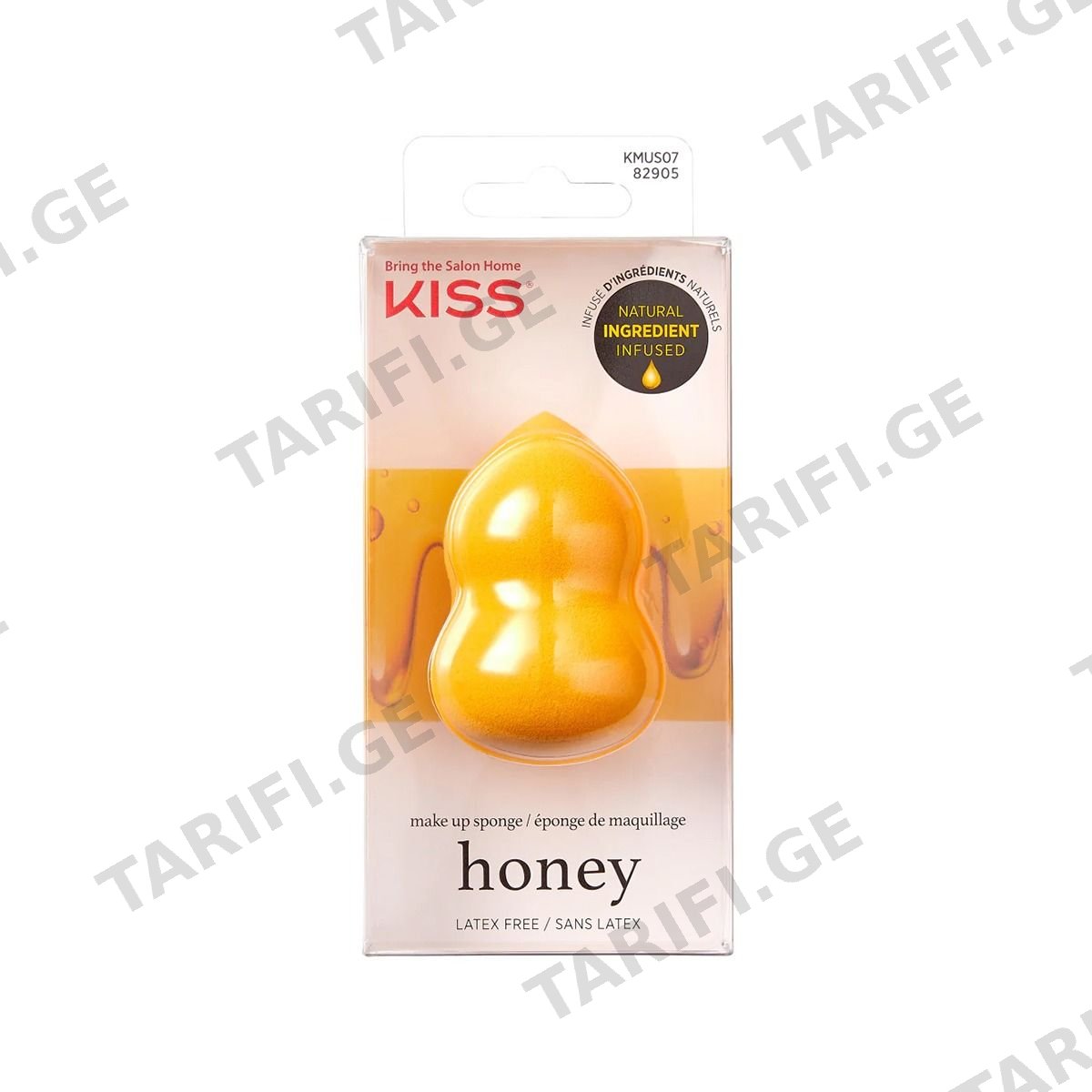 ღრუბელი მაკიაჟის Honey 9051 ქისი - Kiss