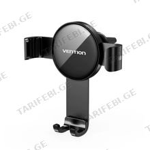 VENTION KCSB0 Auto-Clamping Car Phone Mount With Duckbill Clip Black Disc Fashion Type
