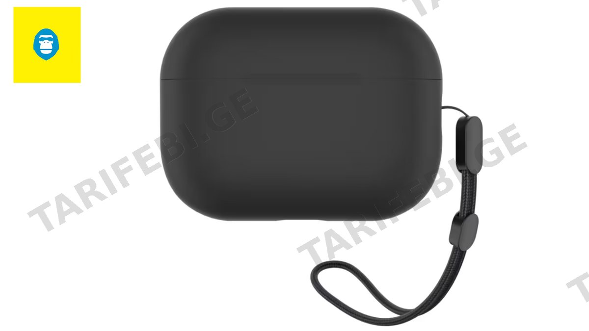 AirPods Pro 3rd Gen Silicone Case - Black