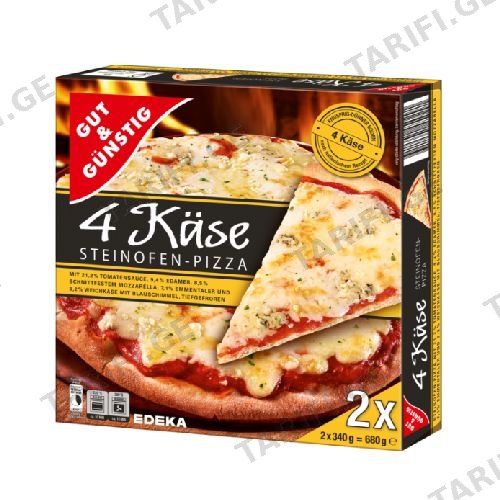 პიცა ოთხი ყველით /G&G/ 2X390 გ