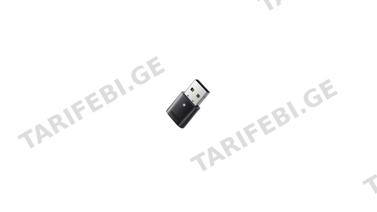 UGREEN BLUETOOTH ადაპტერი CM390