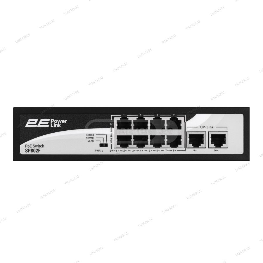 POE Switch პოე სვიჩი 8 port + 2x Uplink 2E 2E-SP802F-2