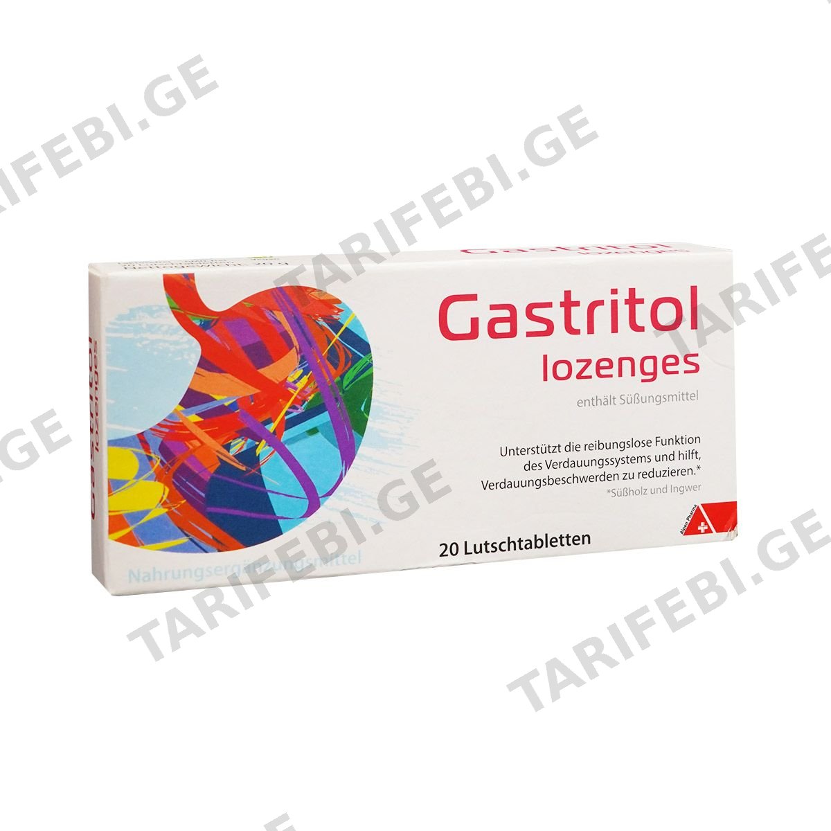 გასტრიტოლი - Gastritol საწუწნი ტაბლეტი 20 ცალი