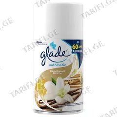სათადარიგო აეროზოლის ბალონი SC Johnson Glade Automatic ვანილის ოცნებები 269 მლ