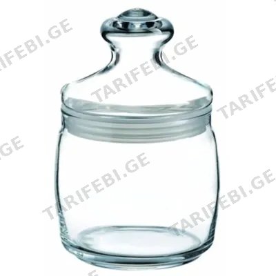 მინის ქილა ხუფით PASABAHCE (997424, 650 ML, 3 PCS)