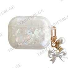 WHITE GLITTER CASE FOR AIRPODS PRO 2