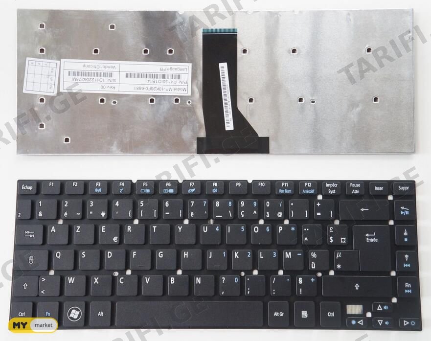 Acer E5-411 E5-421 E5-471 V3-431 V3-471 ENG Keyboard