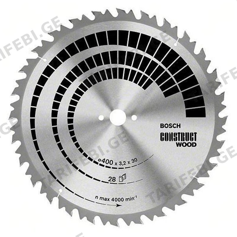 ხერხის პირი BOSCH CIRCULAR SAW BLADE WOOD 2608640704
