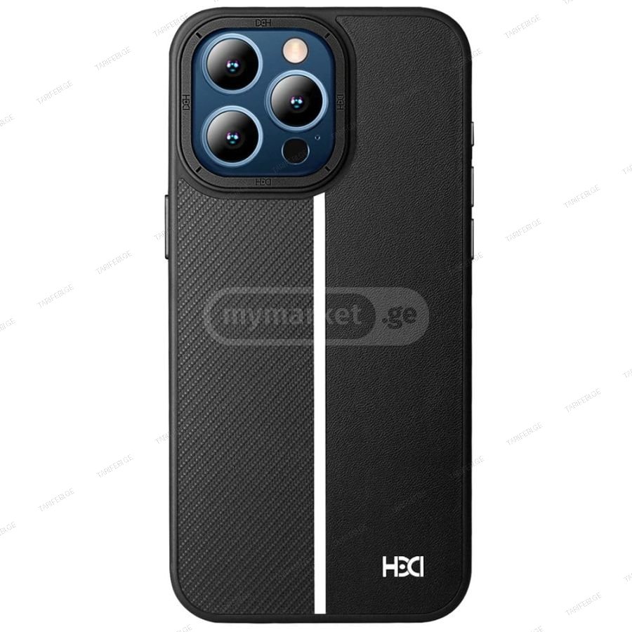 ქეისი iPhone 15 Pro HBC-155 Lisbon Case - შავი