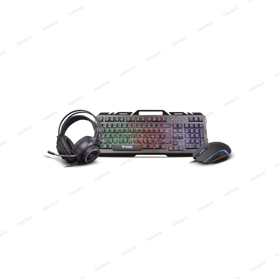 YENKEE PREMIUM GAMING SET 3in1 ECLIPSE (YGS 03) Gaming Combo