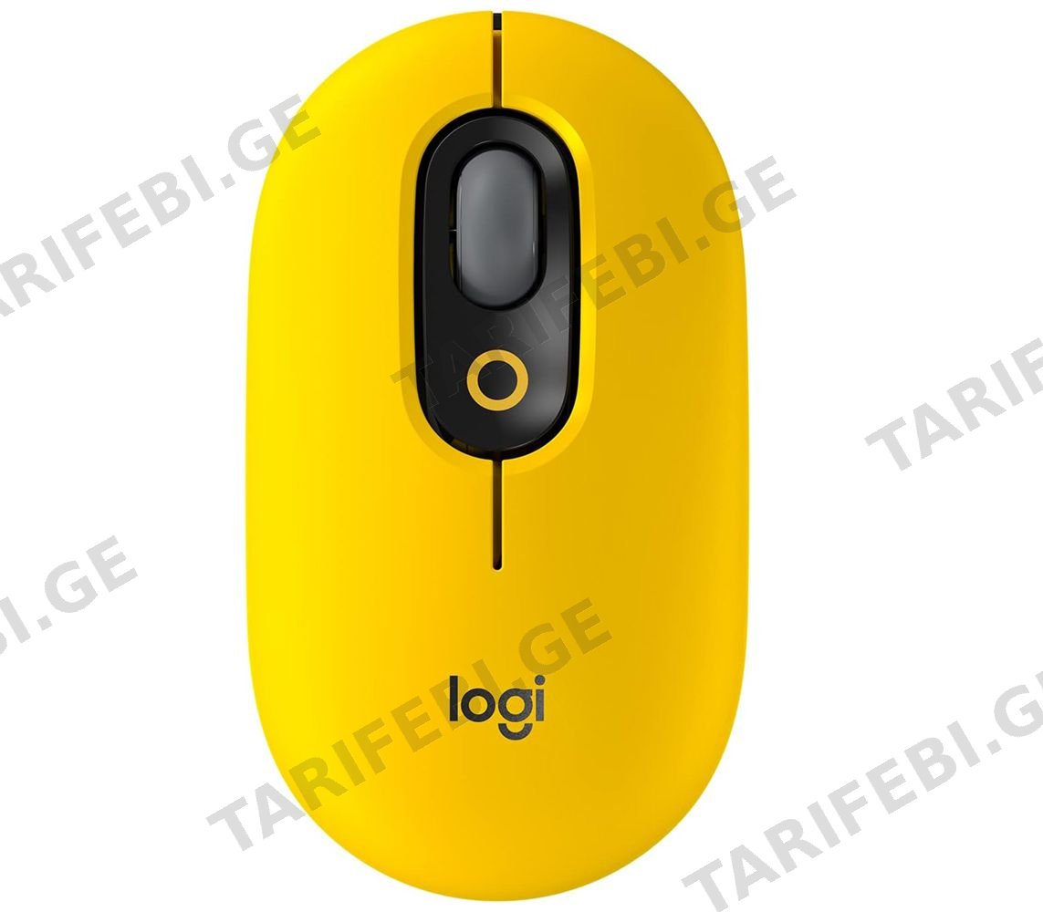 მაუსი Logitech POP Bluetooth Mouse BLAST-YELLOW L910-006546