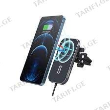 დამტენი მოწყობილებობები Choetech T200-F Magnetic 15W wireless car charger