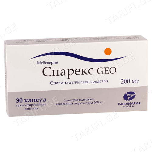 სპარექსი GEO კაფსულა 200მგ #30