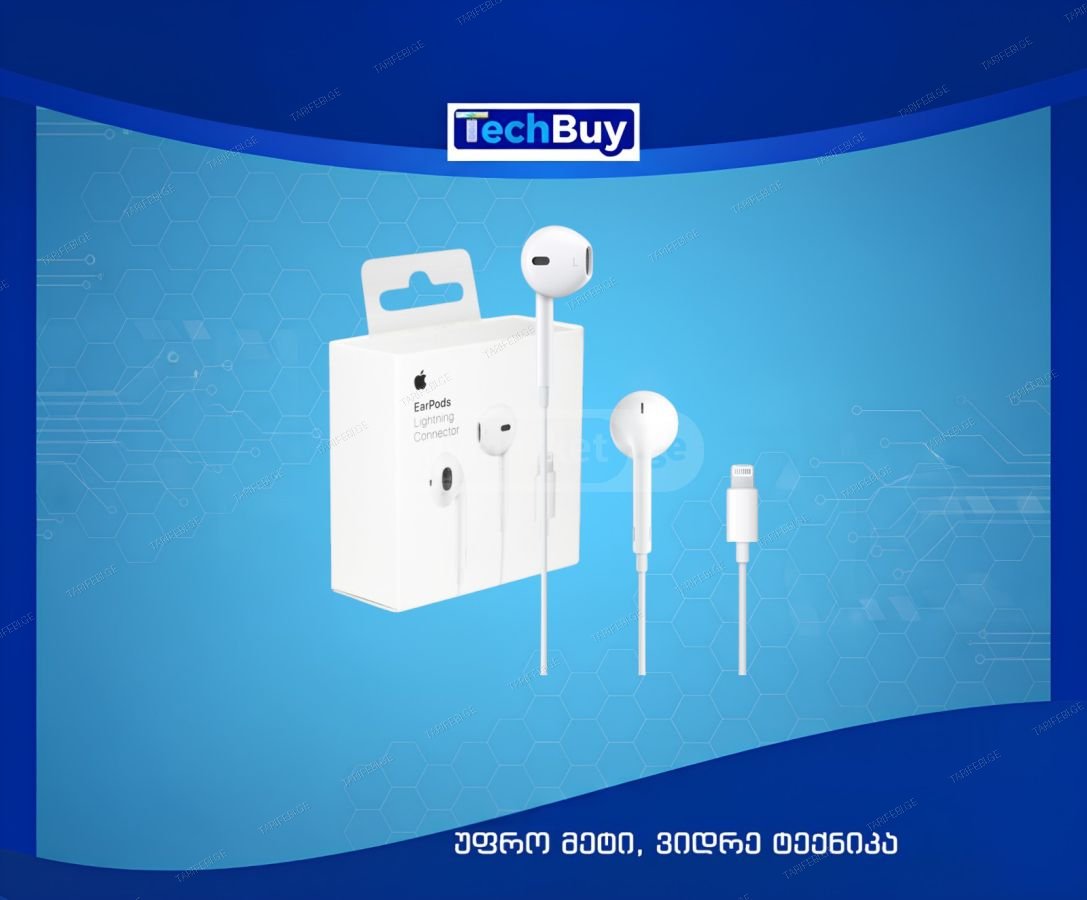 ორიგინალი ყურსასმენები - Apple Airpods (Lightning)