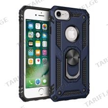 iPhone SE 2020 Sofia Ring Case სილიკონის ქეისი ბეჭდით - მუქი ლურჯი
