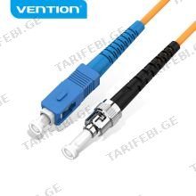 VENTION IGDHI Fiber Optic Patch Cord ST-SC Single-mode and Single core 3M Yellow ქსელის კაბელი