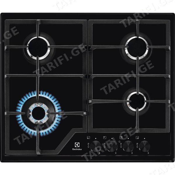 ჩასაშენებელი გაზის ქურის ზედაპირი Electrolux KGS6436K