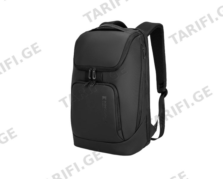 ზურგჩანთა Kingsons Waterproof Laptop Backpack 15.6" Black - KS24001