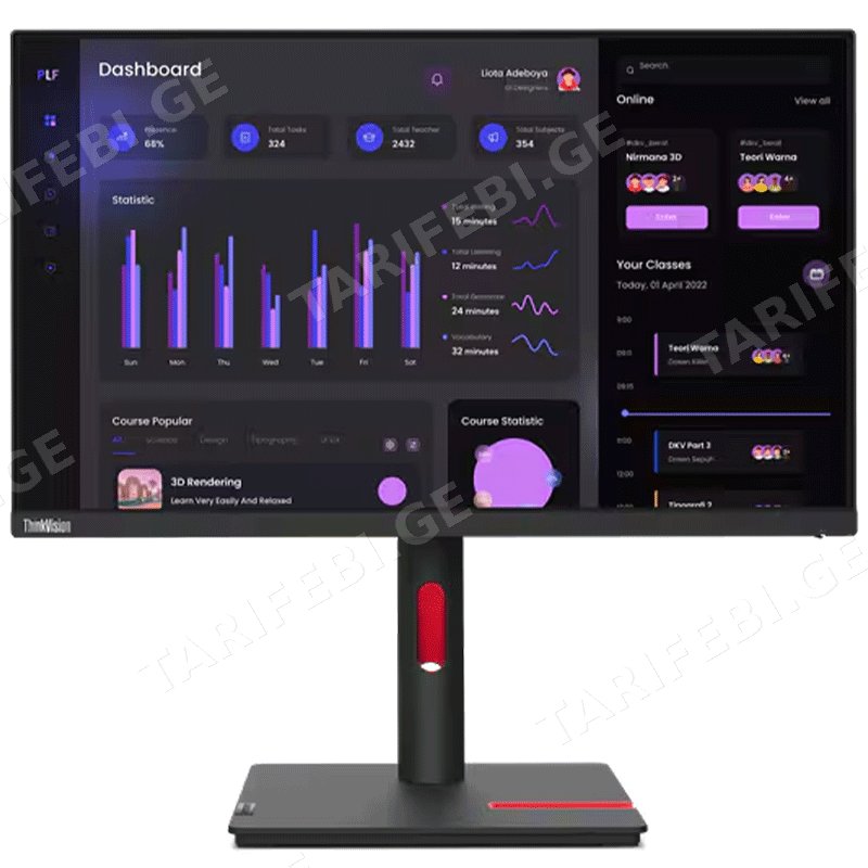 მონიტორი LENOVO THINKVISION T24I-30 (23.8", 1920X1080)