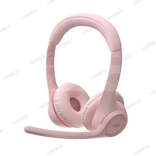 უკაბელო Bluetooth ყურსასმენი - Logitech Zone 300 Rose WL BT