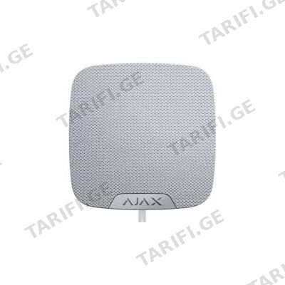 ჰიბრიდული შიდა გამოყენების სირენა Ajax HomeSiren Fibra white