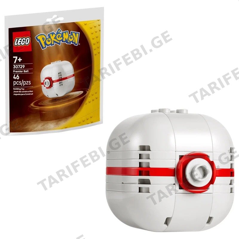 ლეგოს კონსტრუქტორი POKéMON PREMIER BALL LEGO 30729 (46 ნაწილი)