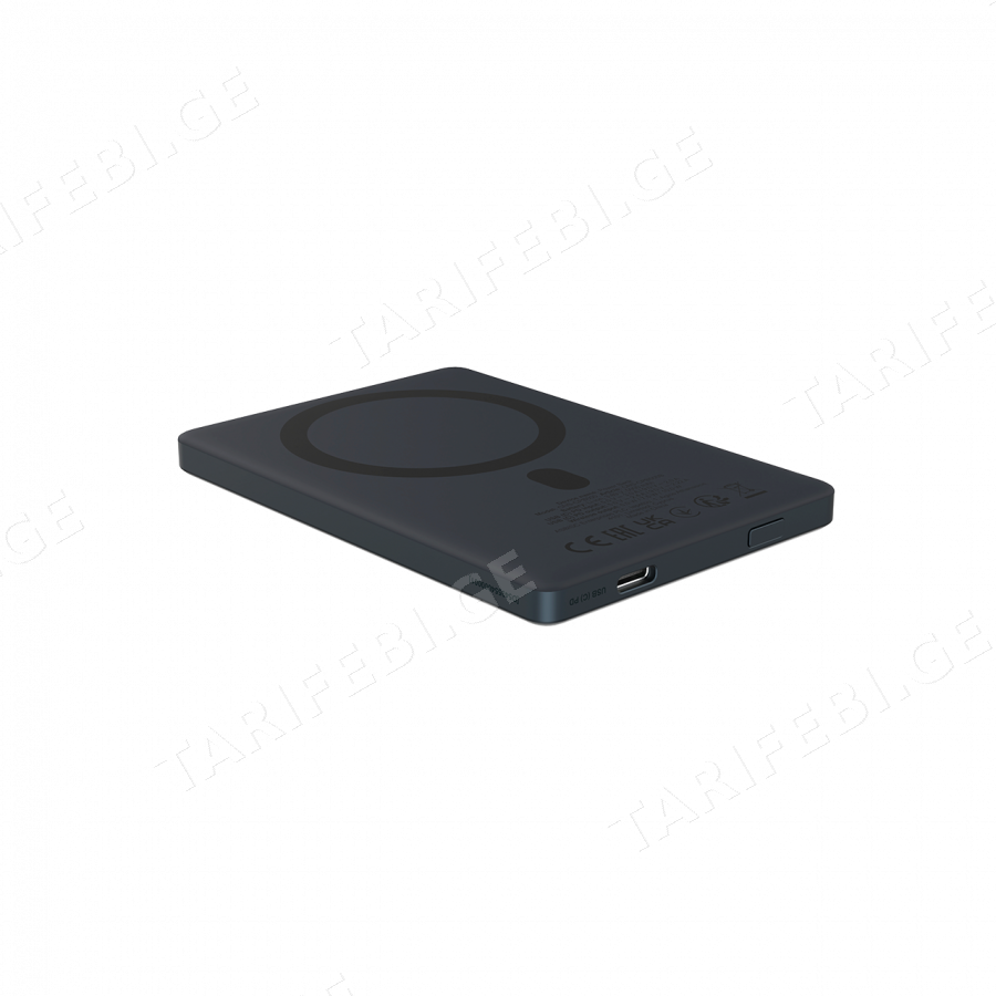 CANYON magnetic power bank OnPower 500 PD20W 5000mAh Aluminium Interstellar Black