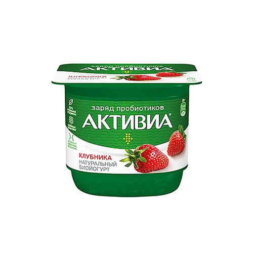 Yogurt strawberry / Active / 110 gr