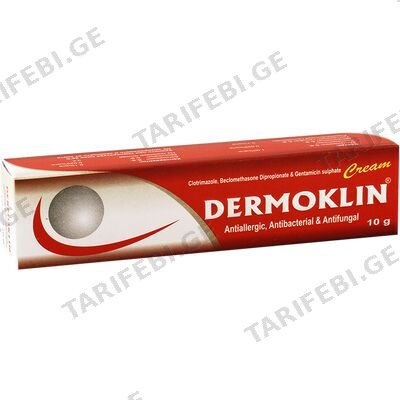 დერმოკლინი 10გ კრემი