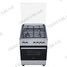 Dixi FF6400GFZj mixed inox გაზქურა
