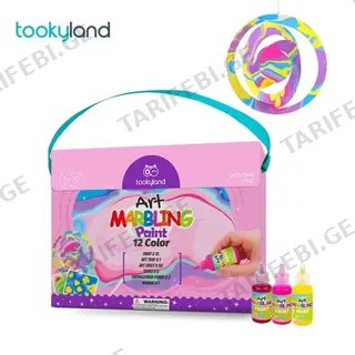 Marbling Paint Kit — 12 ფერი