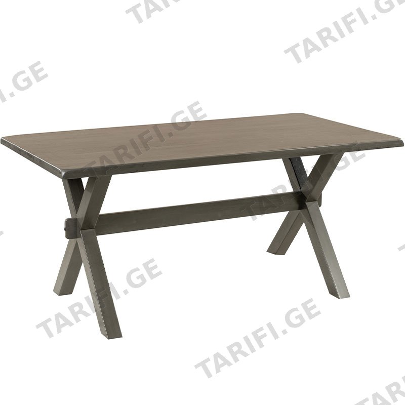 ნაცრისფერი ანტიკური მაგიდა KF3020DT (L1600 x W850 x H740)