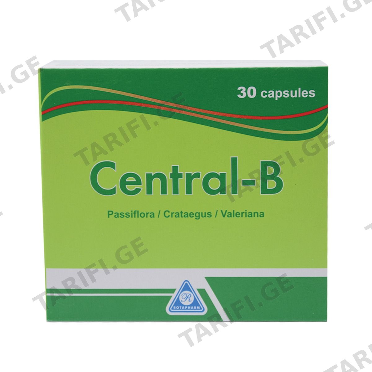 ცენტრალ-B - Central-B 30 კაფსულა