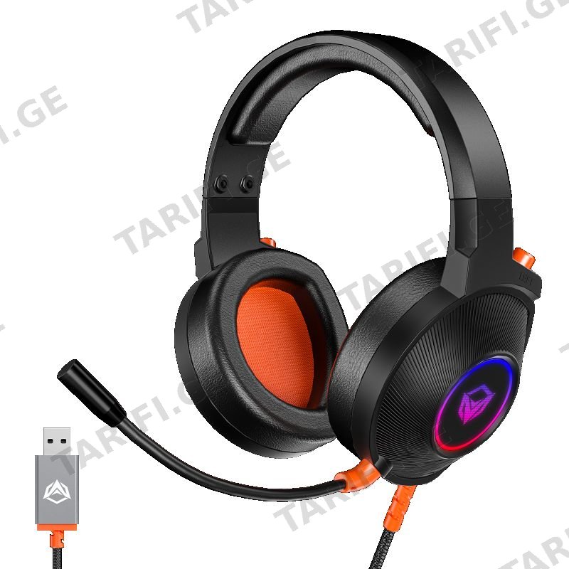 ყურსასმენი MeeTion HP012 USB Wired Gaming Headset Black
