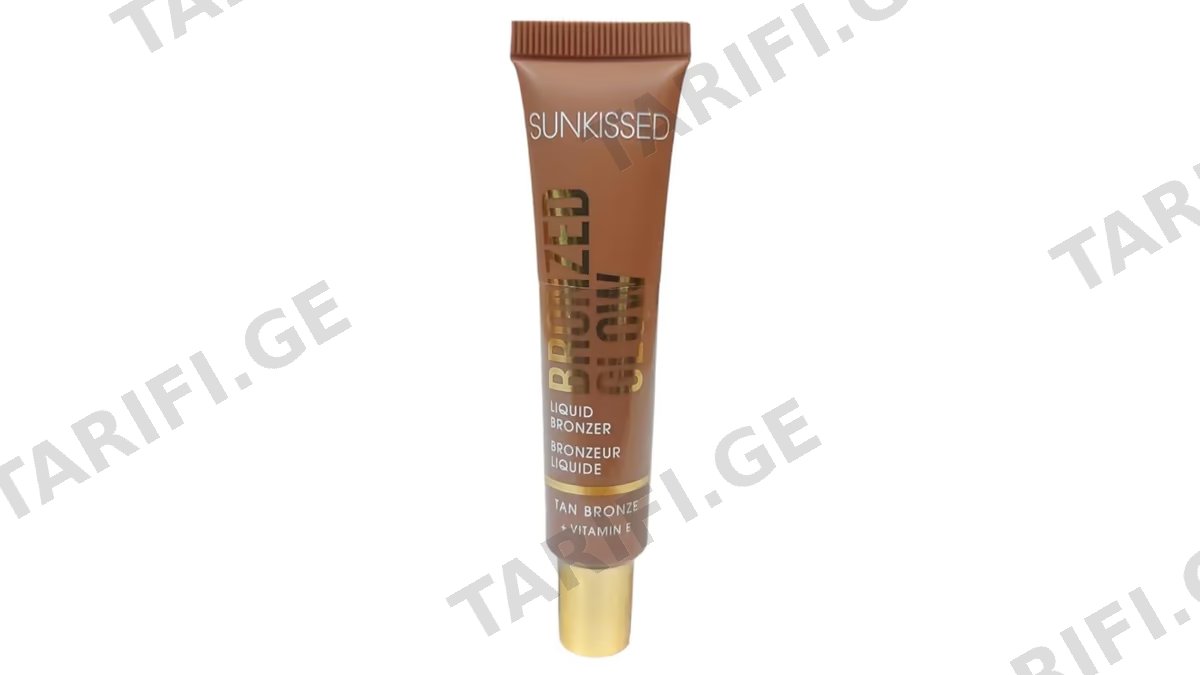 სანქისდი სახის თხევადი ბრონზერი 4795 Glow Liquid 2-ფერში TAN & SOFT 15გრ *