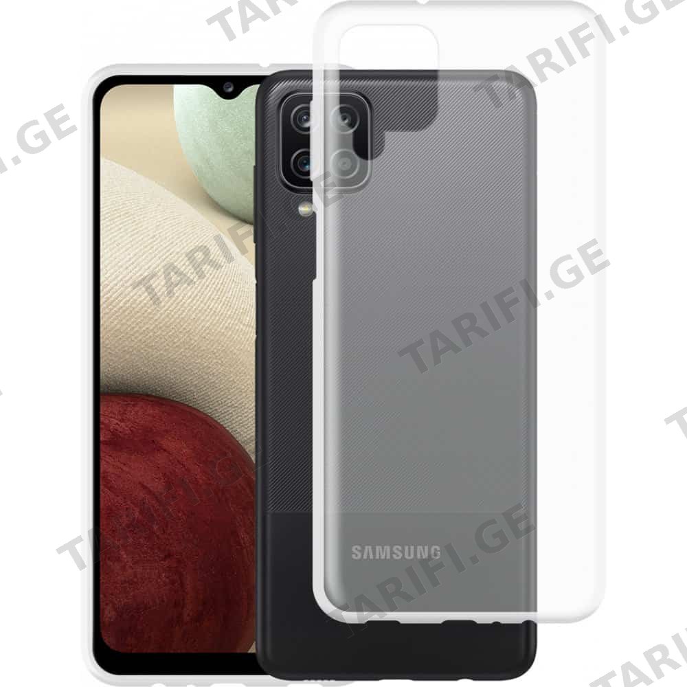 Samsung Galaxy A12 Lux Clear Case გამჭვირვალე სილიკონის ქეისი