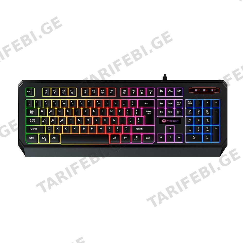 კლავიატურა MeeTion K9320 USB Wired Backlit Keyboard