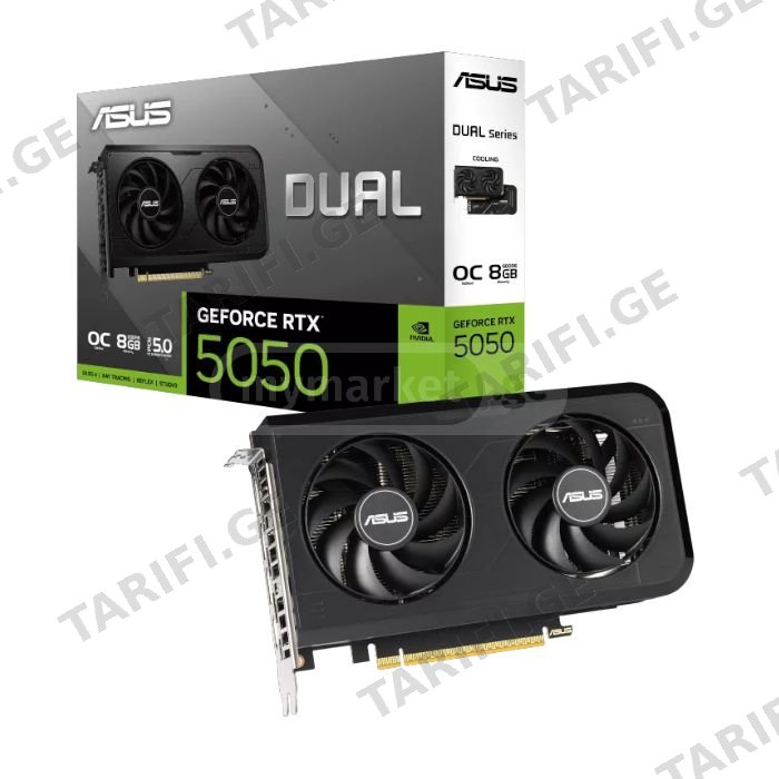 ვიდეო ბარათი - ASUS Dual GeForce RTX 5050 8GB GDDR6 OC