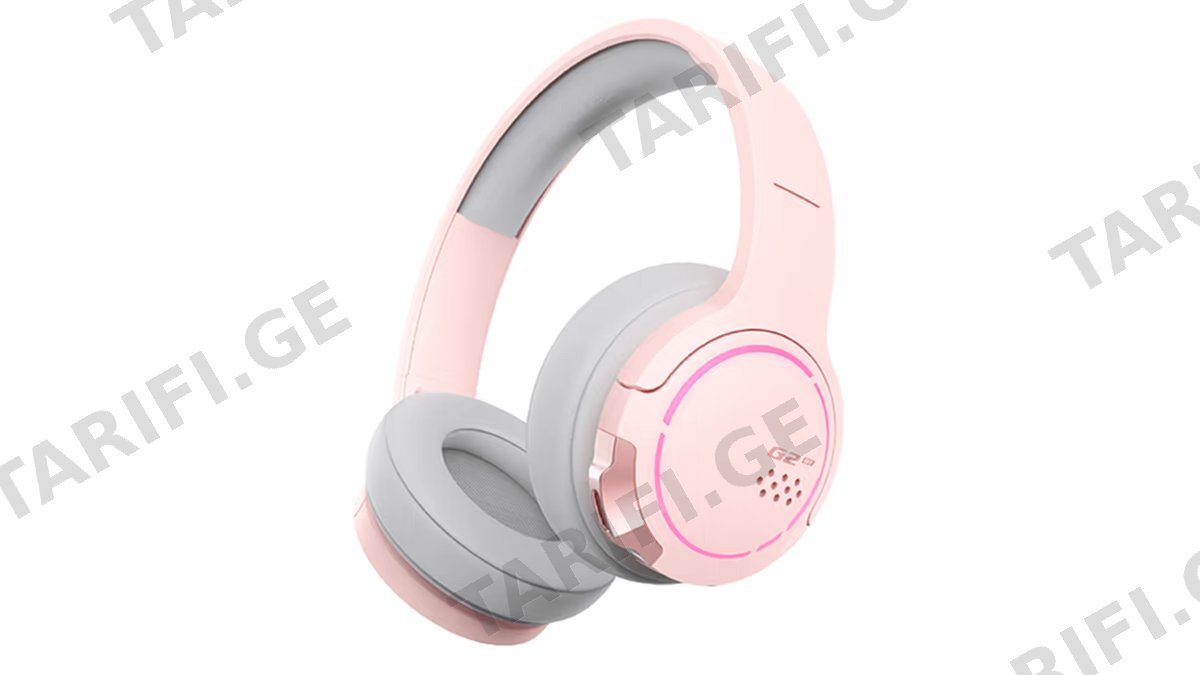 ყურსასმენი Edifier G2BT, Gaming Headset, Wireless, Bluetooth, Pink