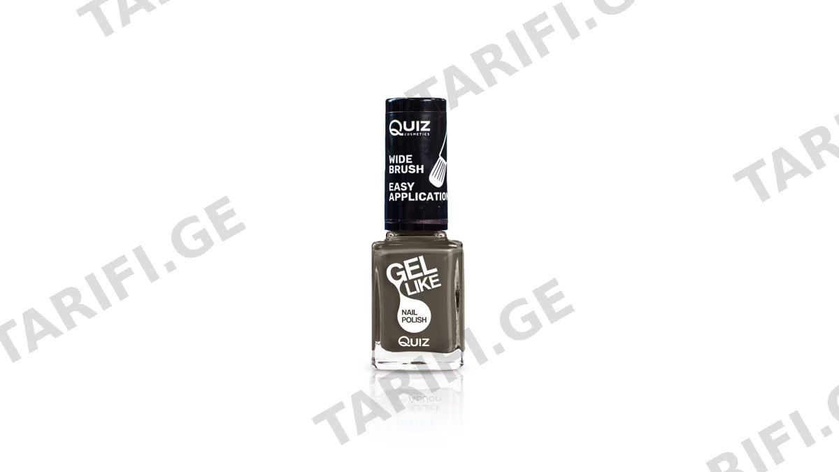 ქუიზი ფრჩხილის ლაქი 6587 Gel Like nail polish 10.5მლ.N715 *