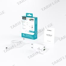 Choetech PD9009 PowiX PD30W wall Charger White დამტენი