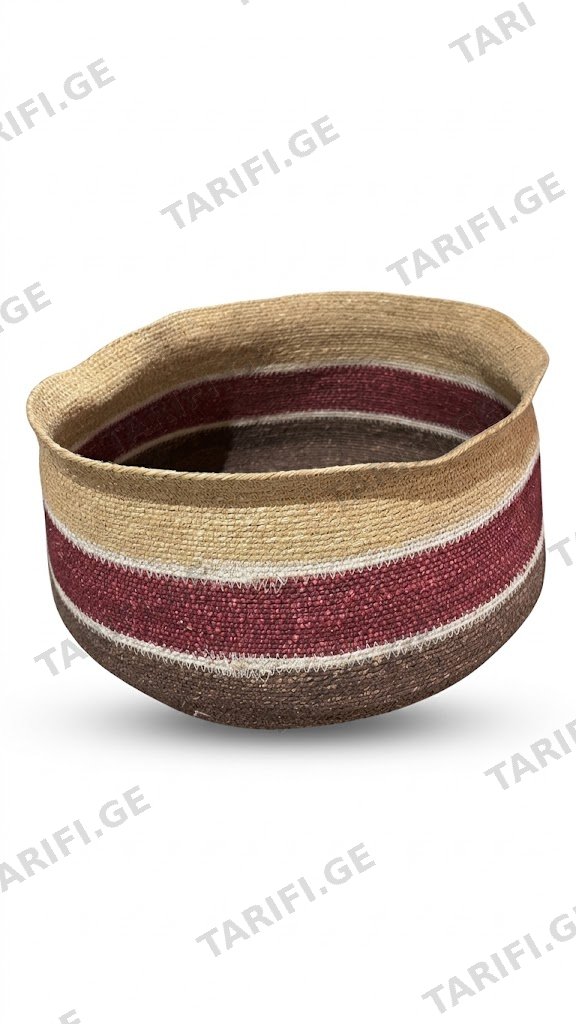 დაწნული კალათა Mica decorations Timeless Elegance 23 x 39 სმ