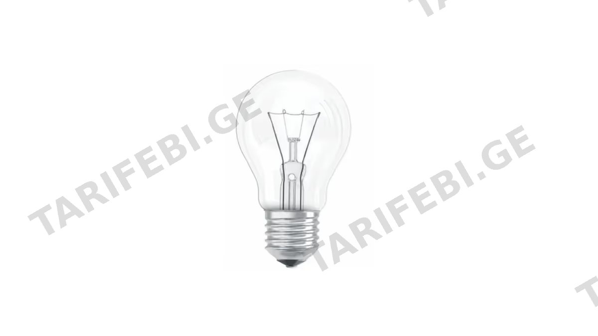 სტანდარტული ნათურა E27 100W-1ც