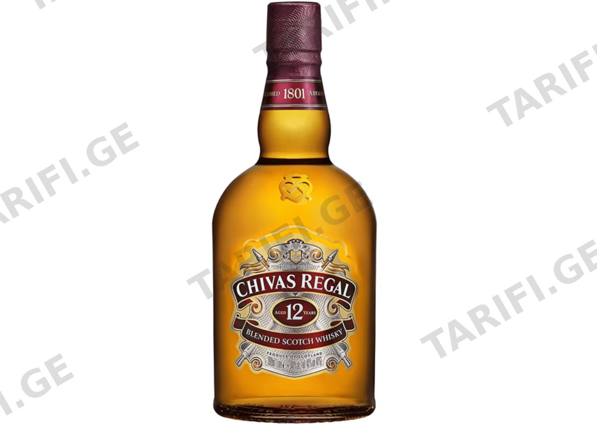 შოტლანდიური ვისკი Chivas Regal, 12 წლიანი - 0.2L