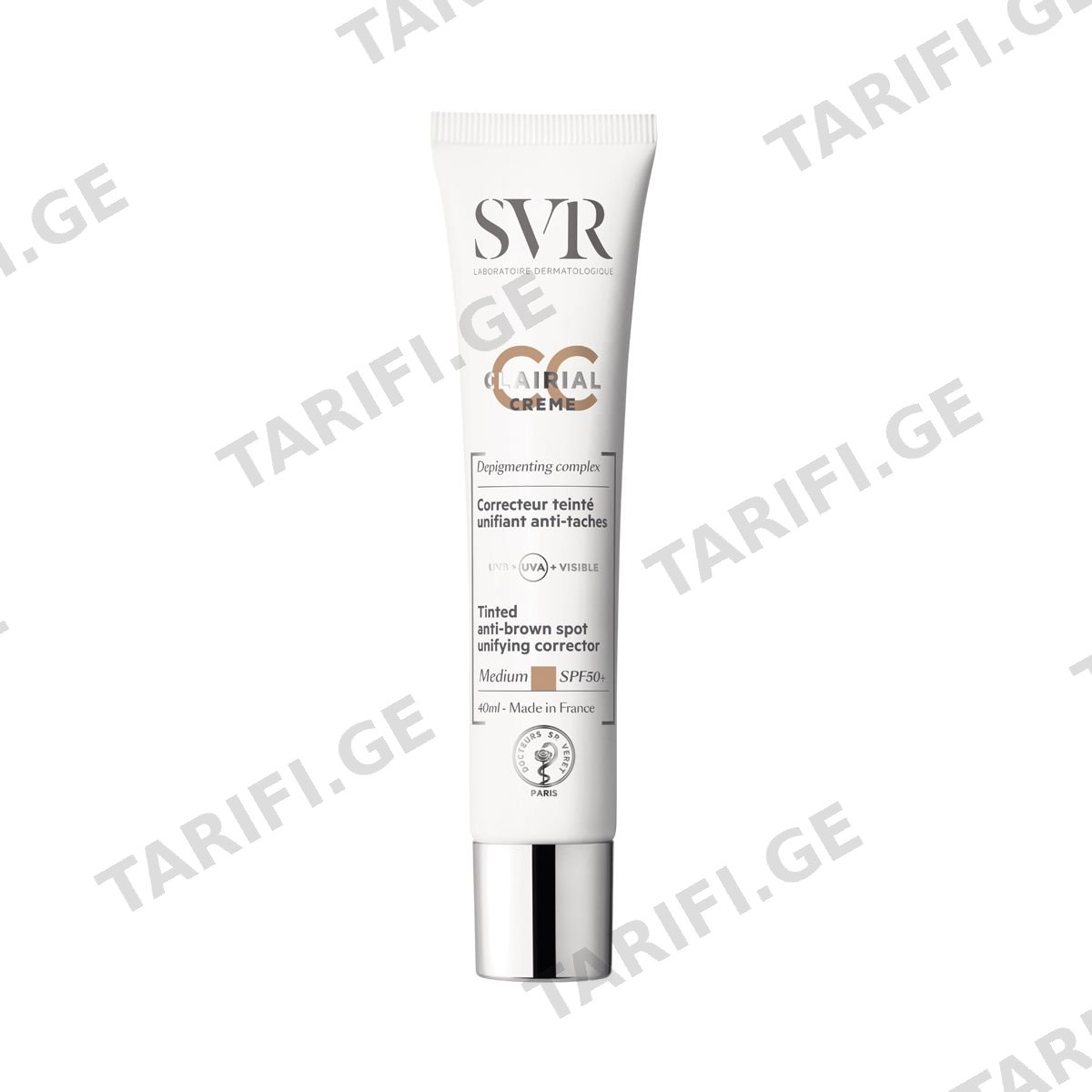 სახის CC კრემი CLAIR SPF50+ მუქი 5280 ესვიერი - SVR