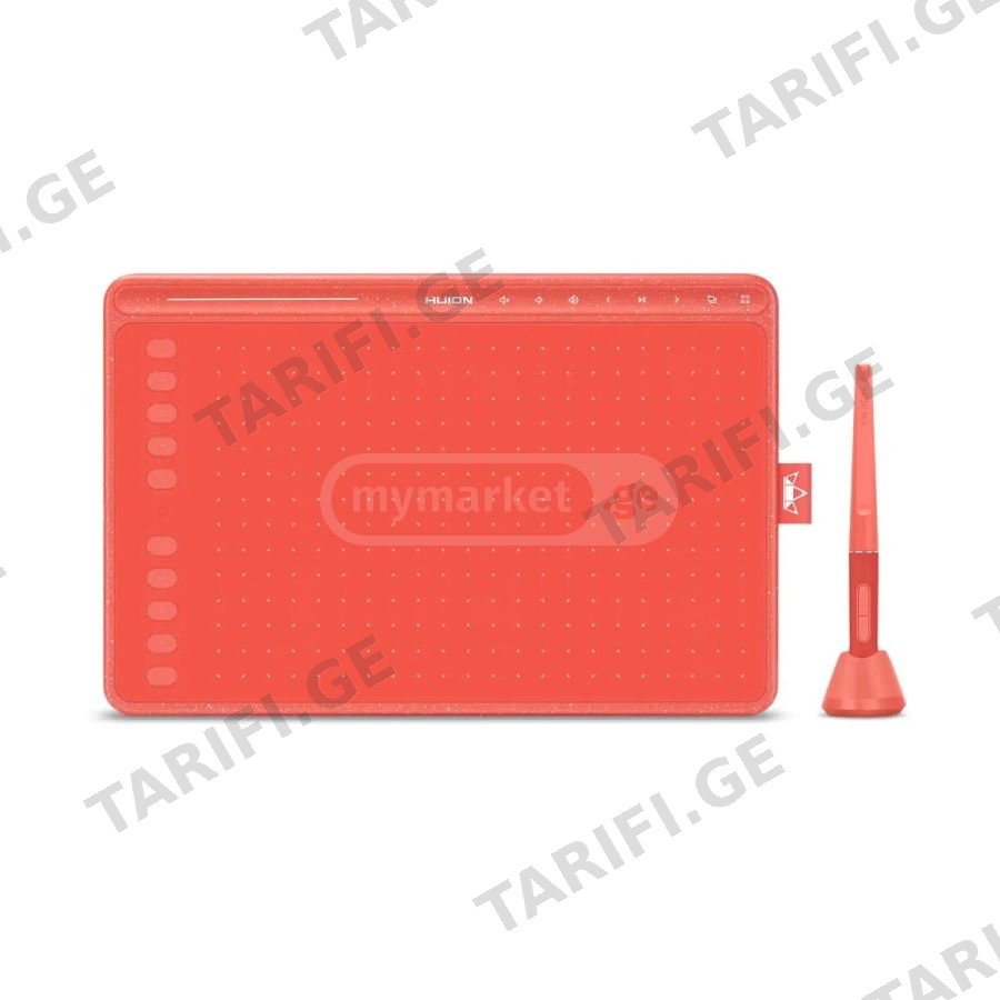 Huion HS611 Graphics Drawing Tablet Red