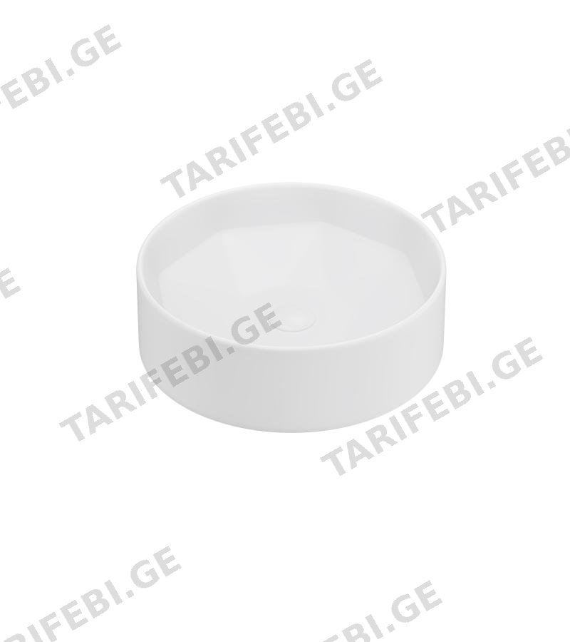 ხელსაბანი 42-სმ DIAMANTE #3042-102 ფერი : Matte white მწ. LUCCO