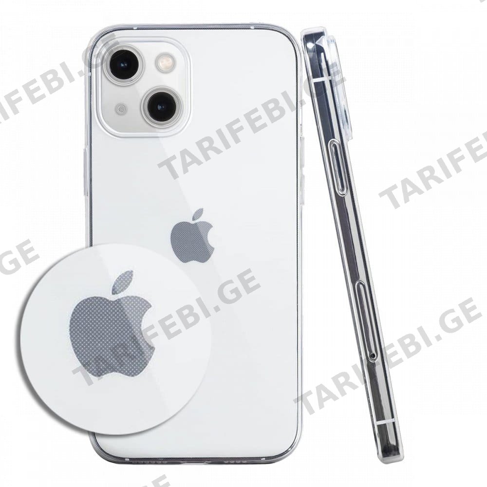 iPhone 15 Lux Clear Case გამჭვირვალე სილიკონის ქეისი